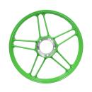 Gussfelgenring 1,35x17" grün